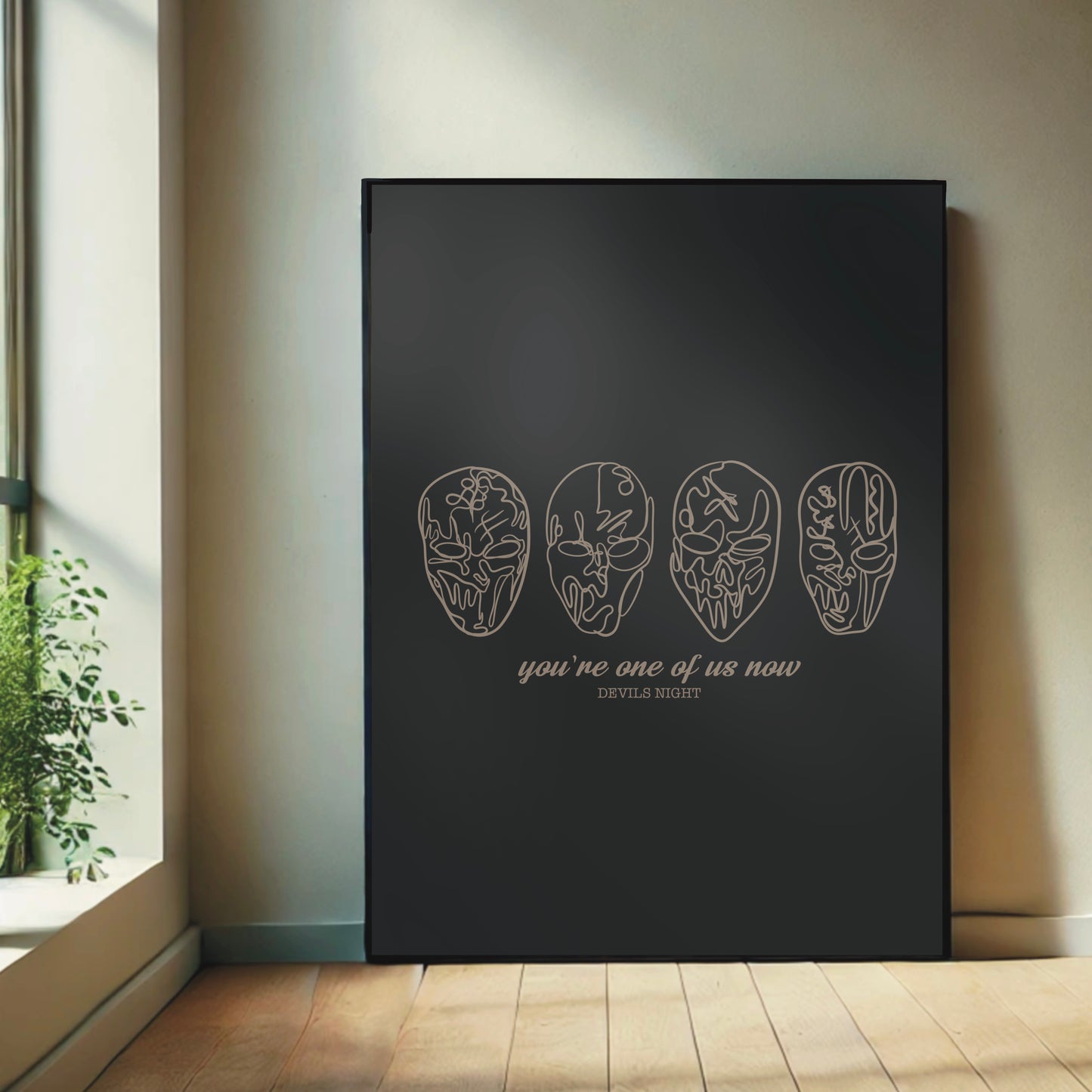 Devils Night "One of Us" Wall Print