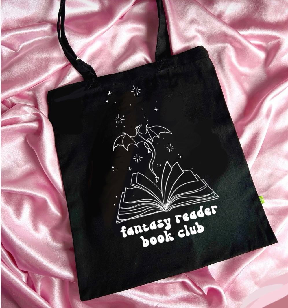 Fantasy Readers Book Club Tote Bag