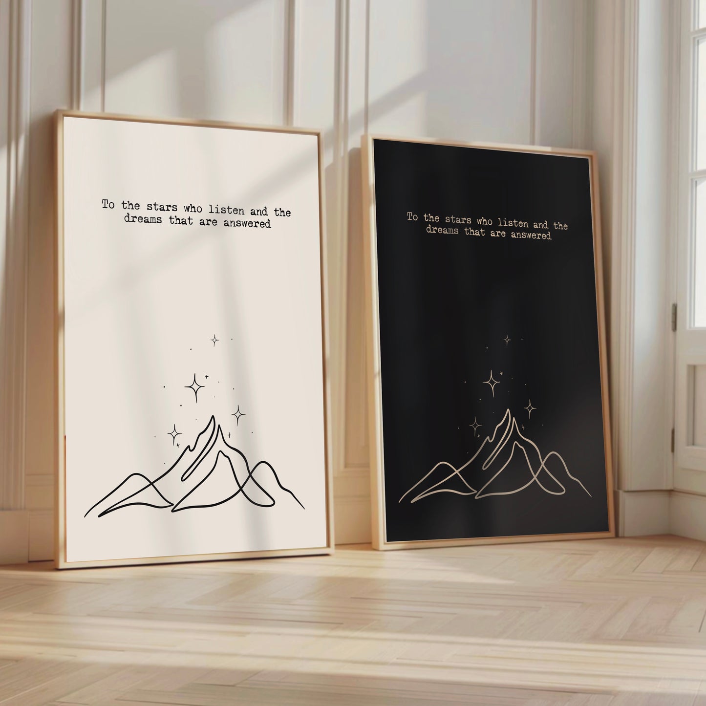 ACOTAR - Inspired Velaris Mountains Print