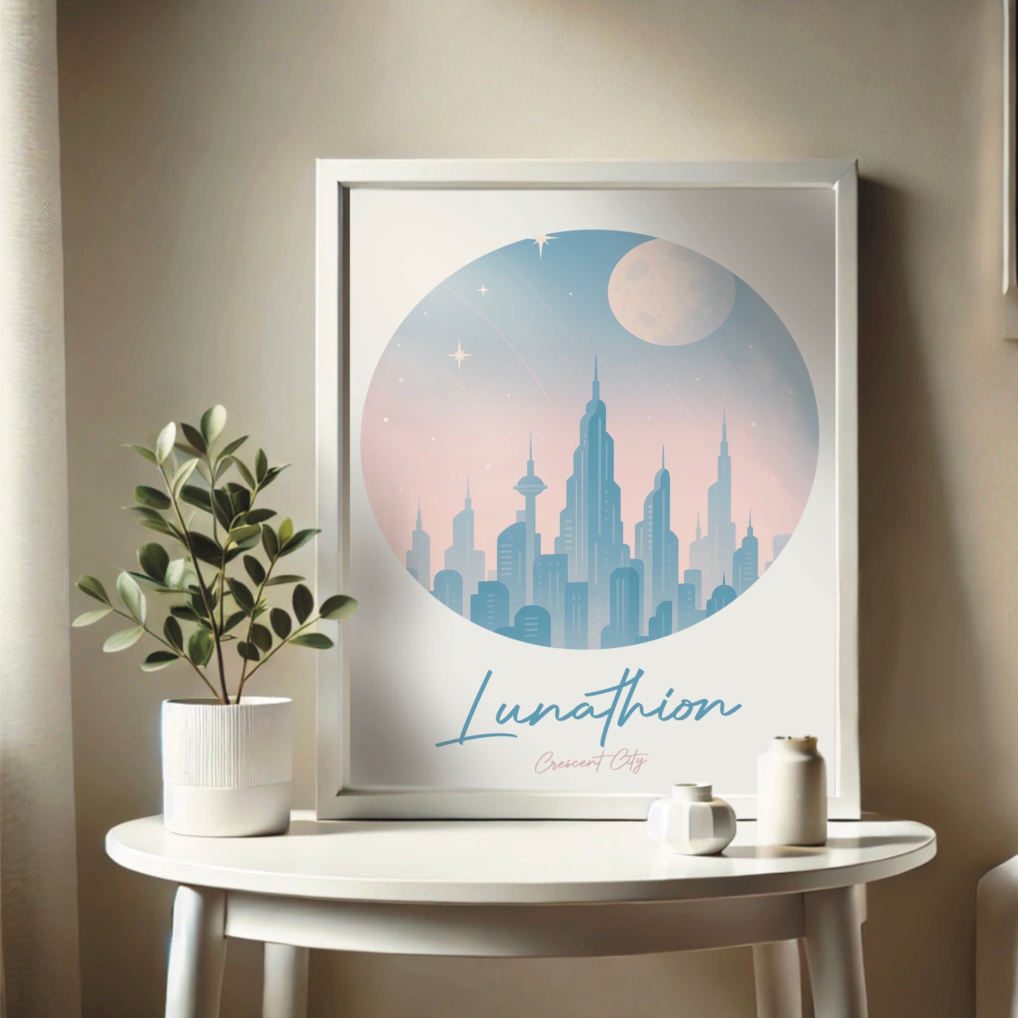 Crescent City - Lunathion Circle Print