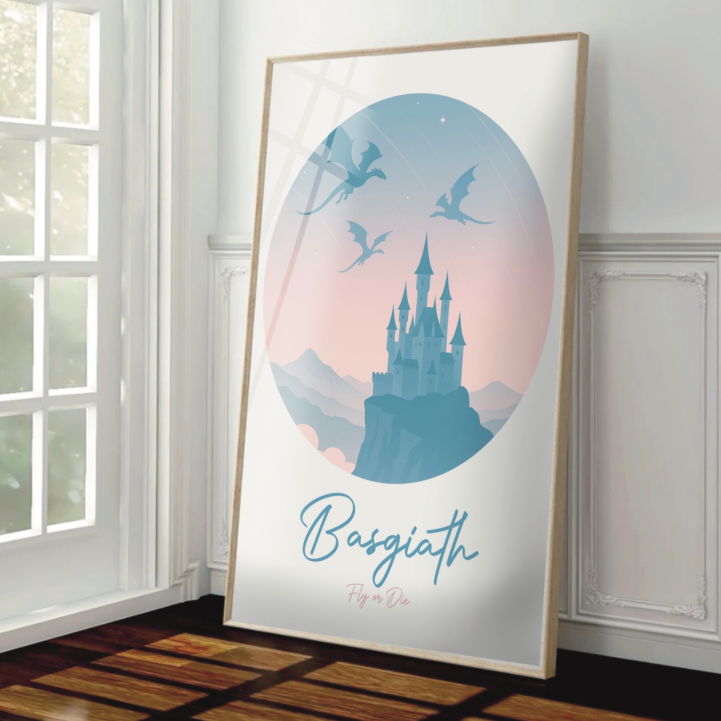 Fourth Wing Basgiath Circle Print