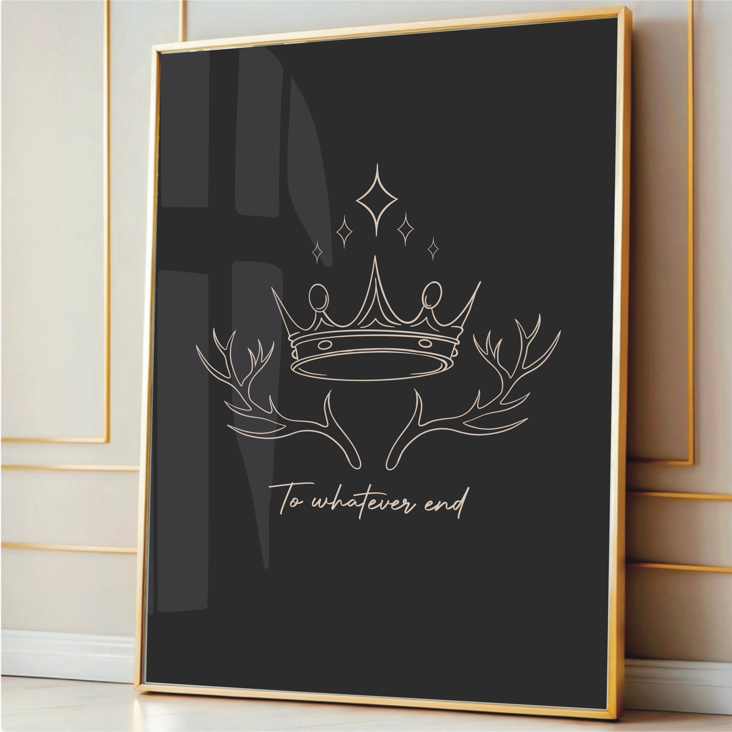 Throne of Glass - To Whatever End Print