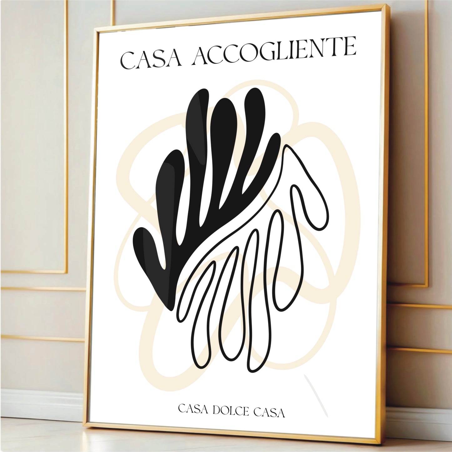 Casa Accogliente – Minimal Abstract Art Print