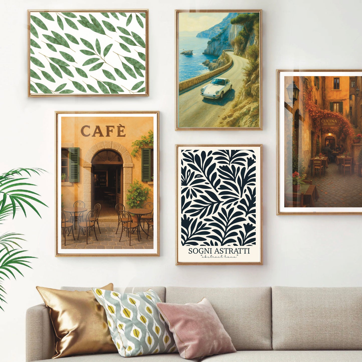 Italian Coastal Drive – Scenic Art Print