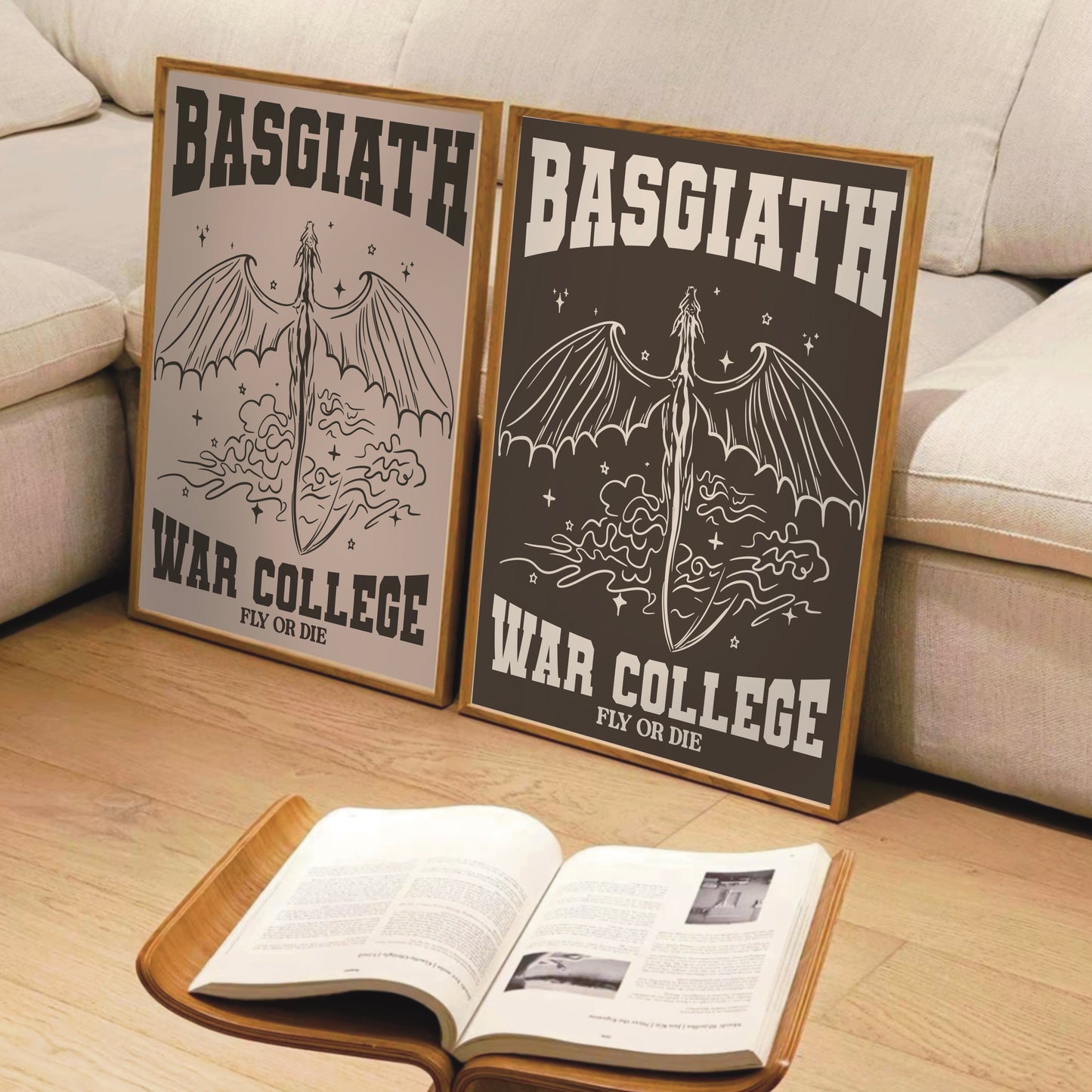 Fourth Wing - Basgiath War College Varsity Print