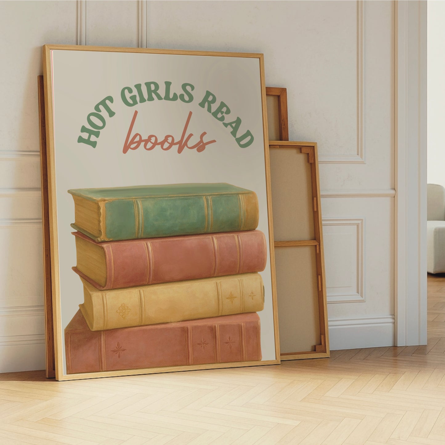 Hot Girls Read Books - Readers Wall Art