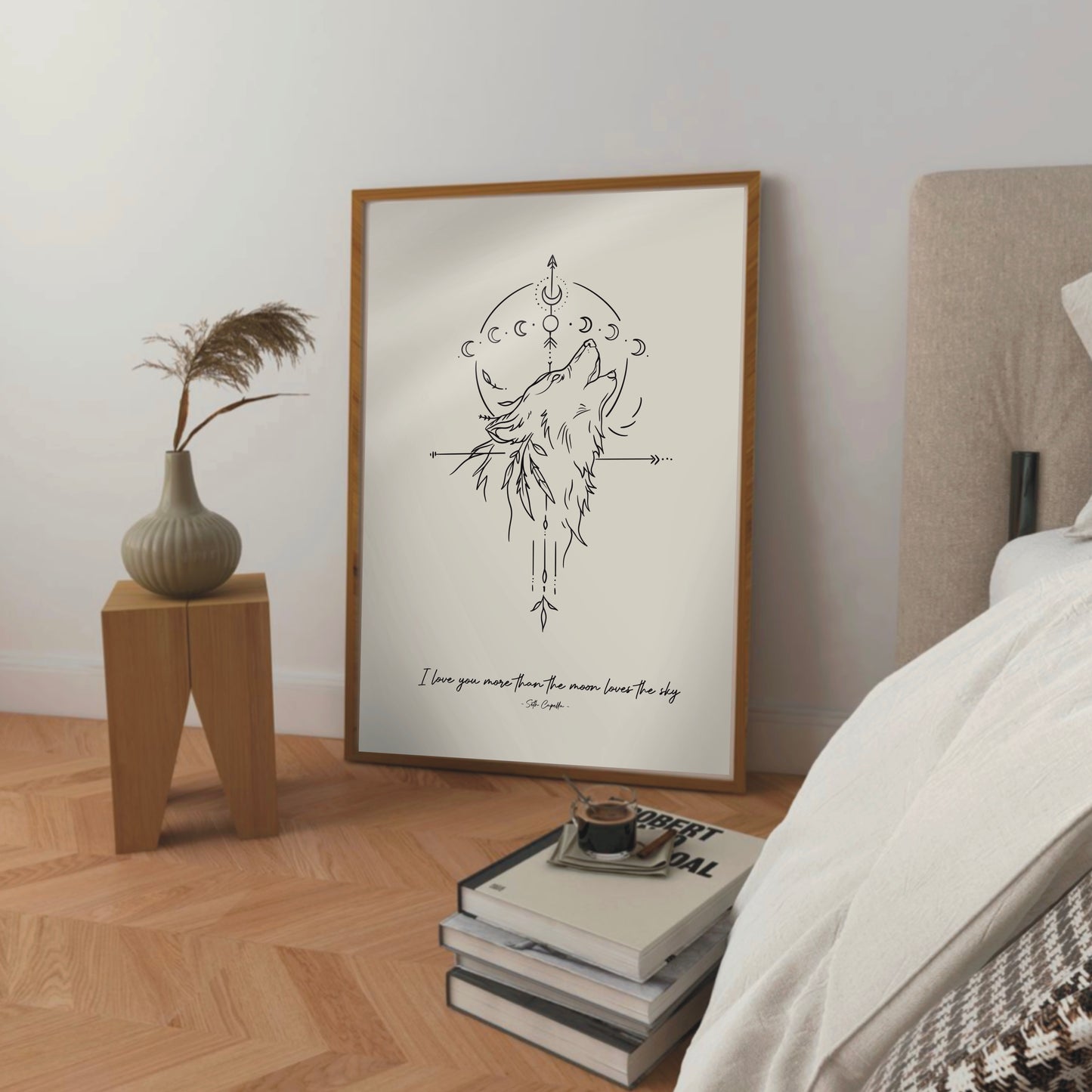 Zodiac Academy Inspired Print - Seth Capella Wolf