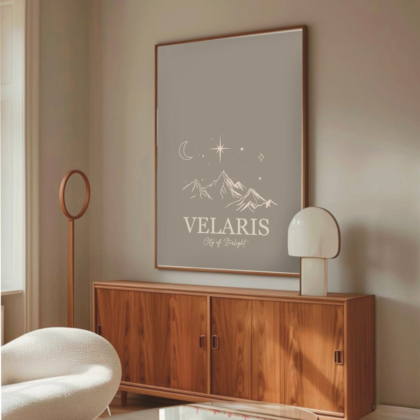 ACOTAR Velaris-inspired Wall Print