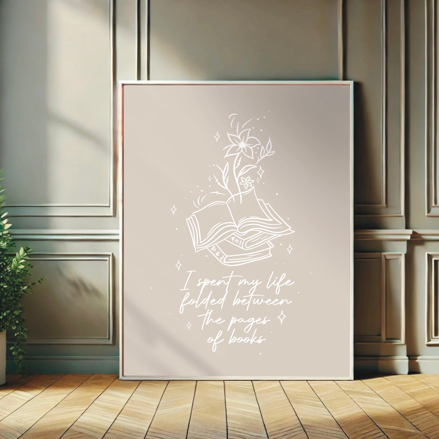 Shatter Me-inspired Wall Print