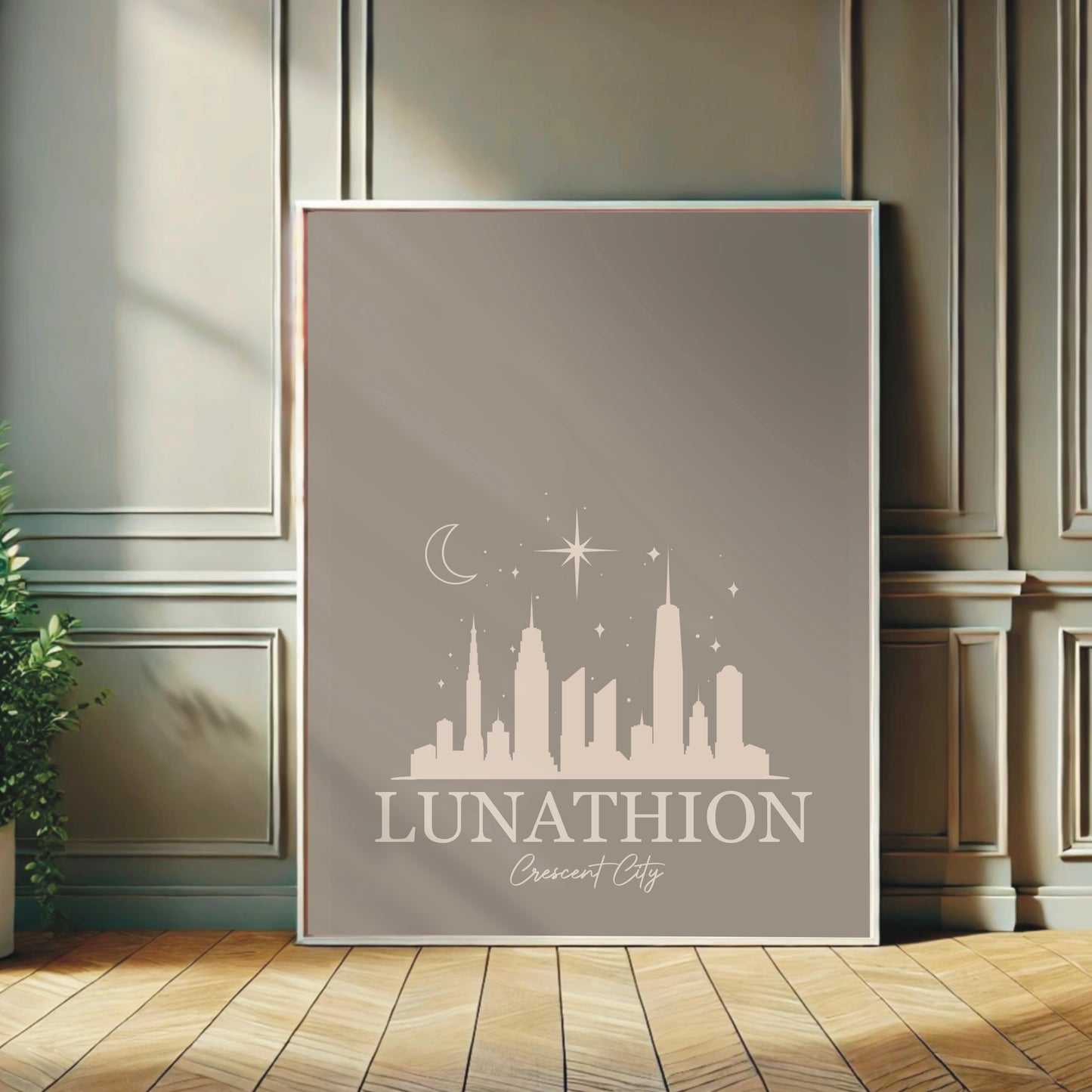 Fantasy Skyline Trio Print Set – ACOTAR | Throne of Glass | Crescent City