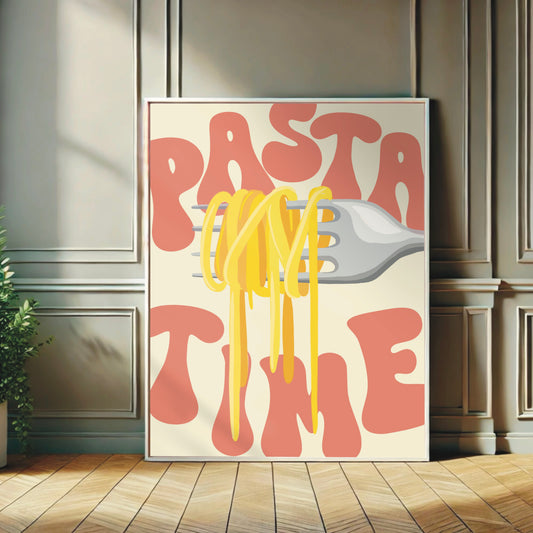 Kitchen Wall Print - "Pasta Time"