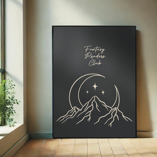 Fantasy Readers Club Wall Print