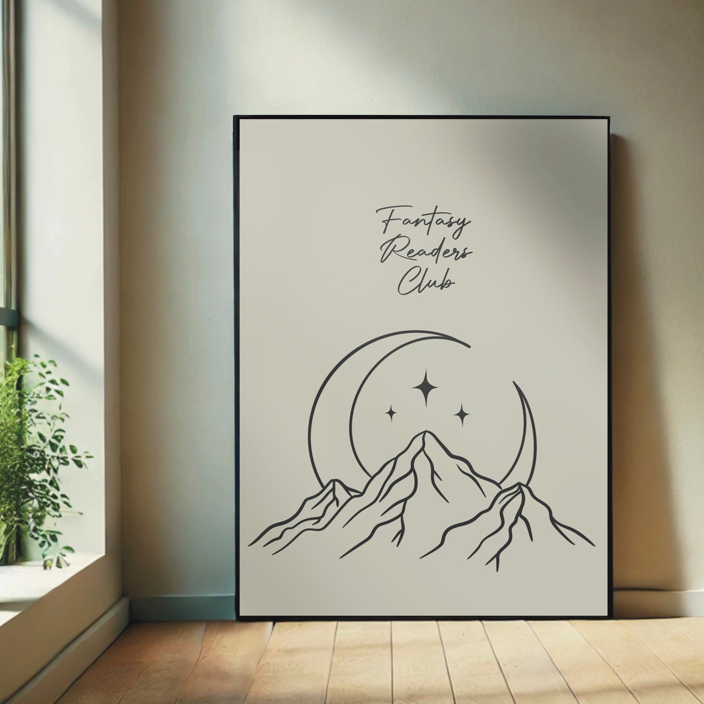 Fantasy Readers Club Wall Print
