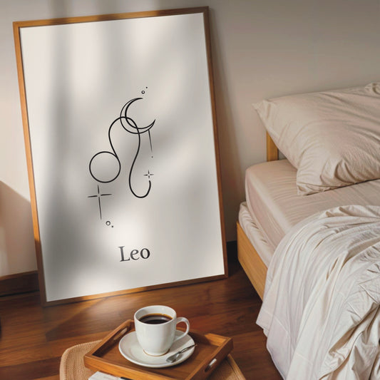 Zodiac Wall Print - Leo