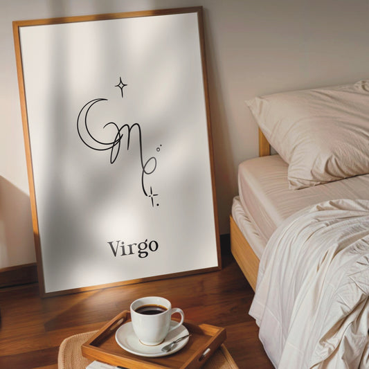 Zodiac Wall Print - Virgo