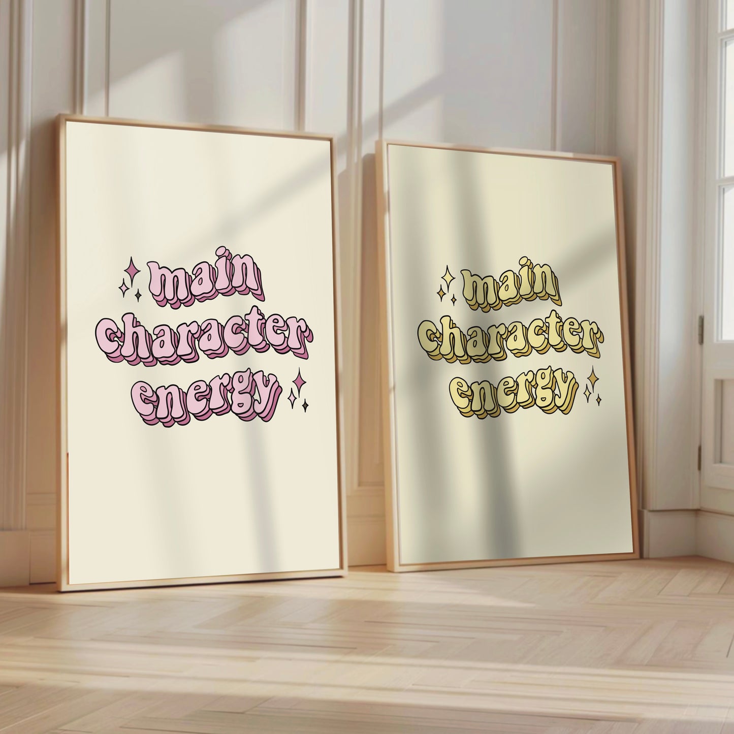Main Character Energy Wall Print