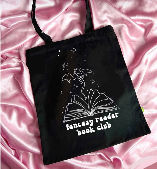 Fantasy Readers Book Club Tote Bag