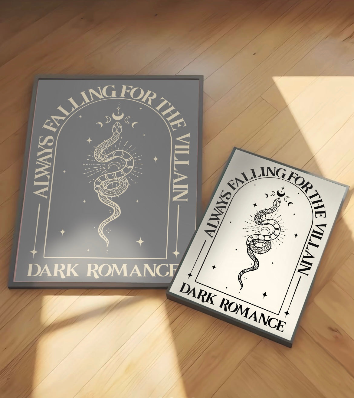 Always Falling For The Villain - Dark Romance Wall Print