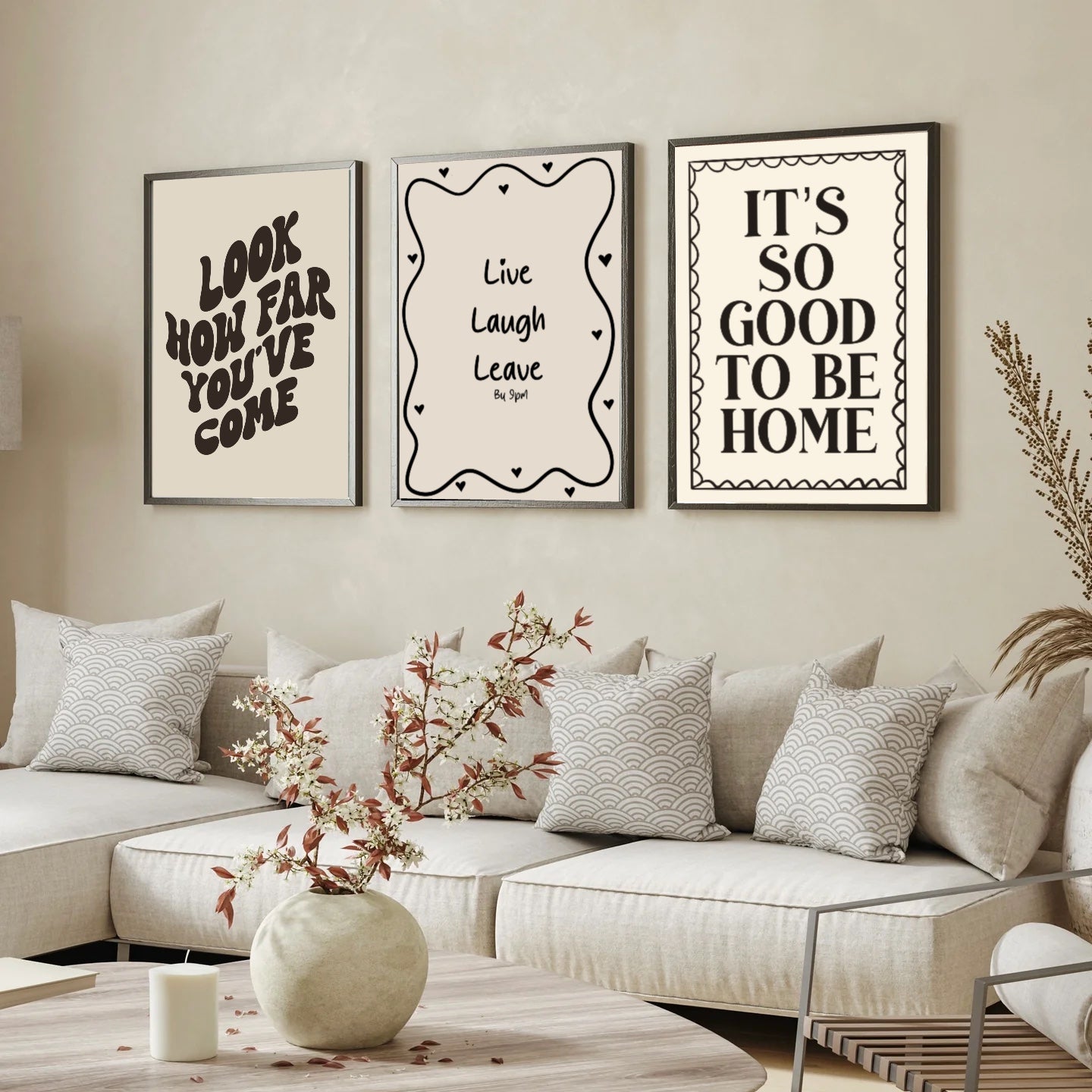 Live, Laugh, Leave by 9pm - Funny Wall Print