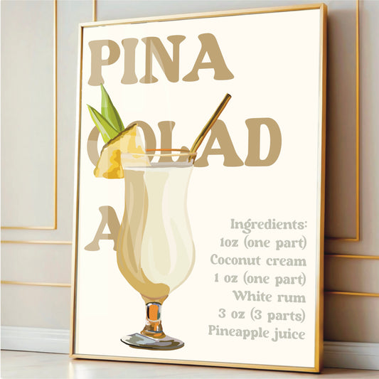 Pina Colada Wall Print