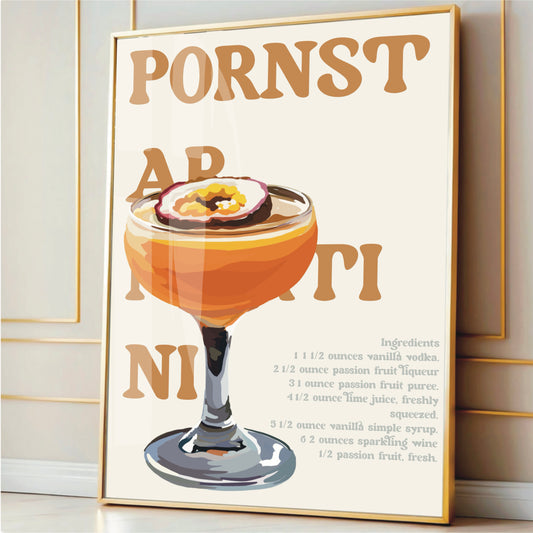 Pornstar Martini Wall Print
