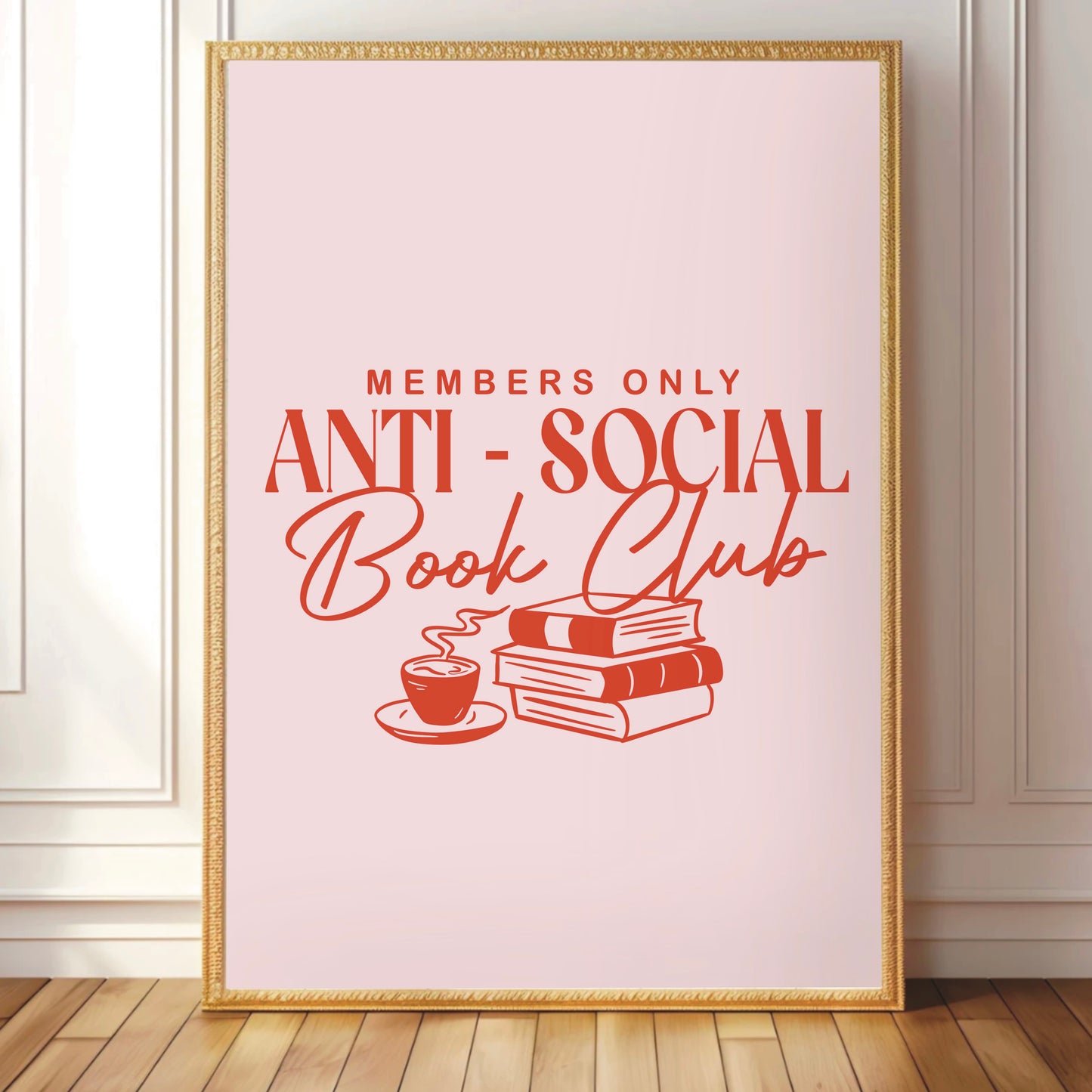 Anti-Social Book Club Print