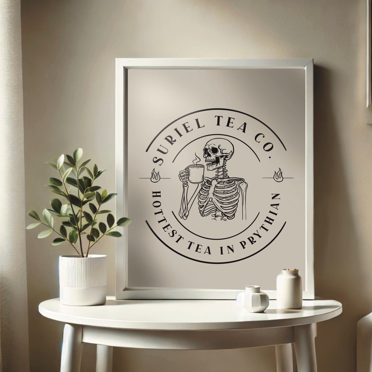 Suriel Tea Co. - ACOTAR Inspired Character Wall Print