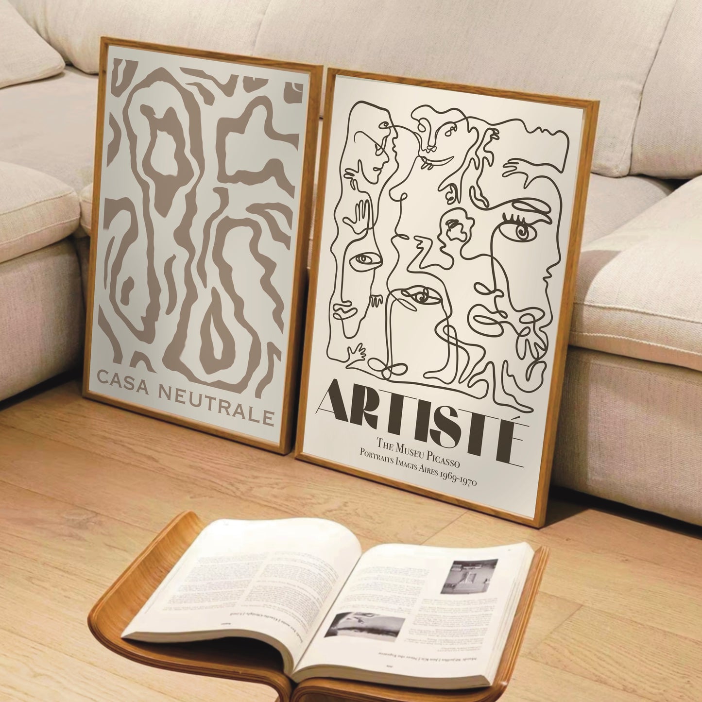 Beige 'Casa Neutrale' Wall Print