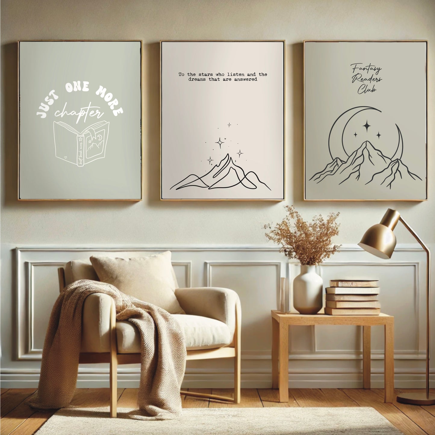 Neurtal ACOTAR & Fantasy Reader Print Trio