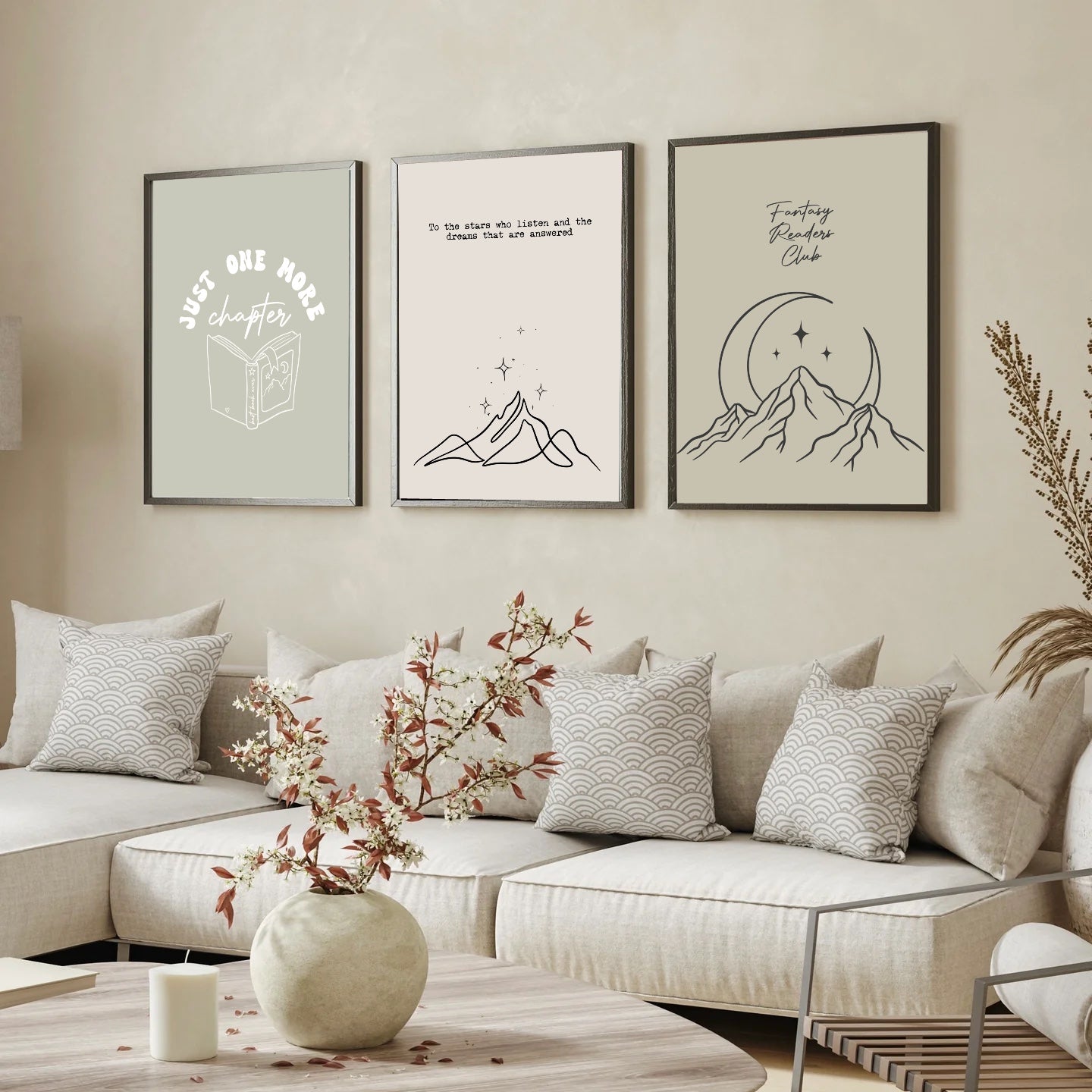 Neurtal ACOTAR & Fantasy Reader Print Trio