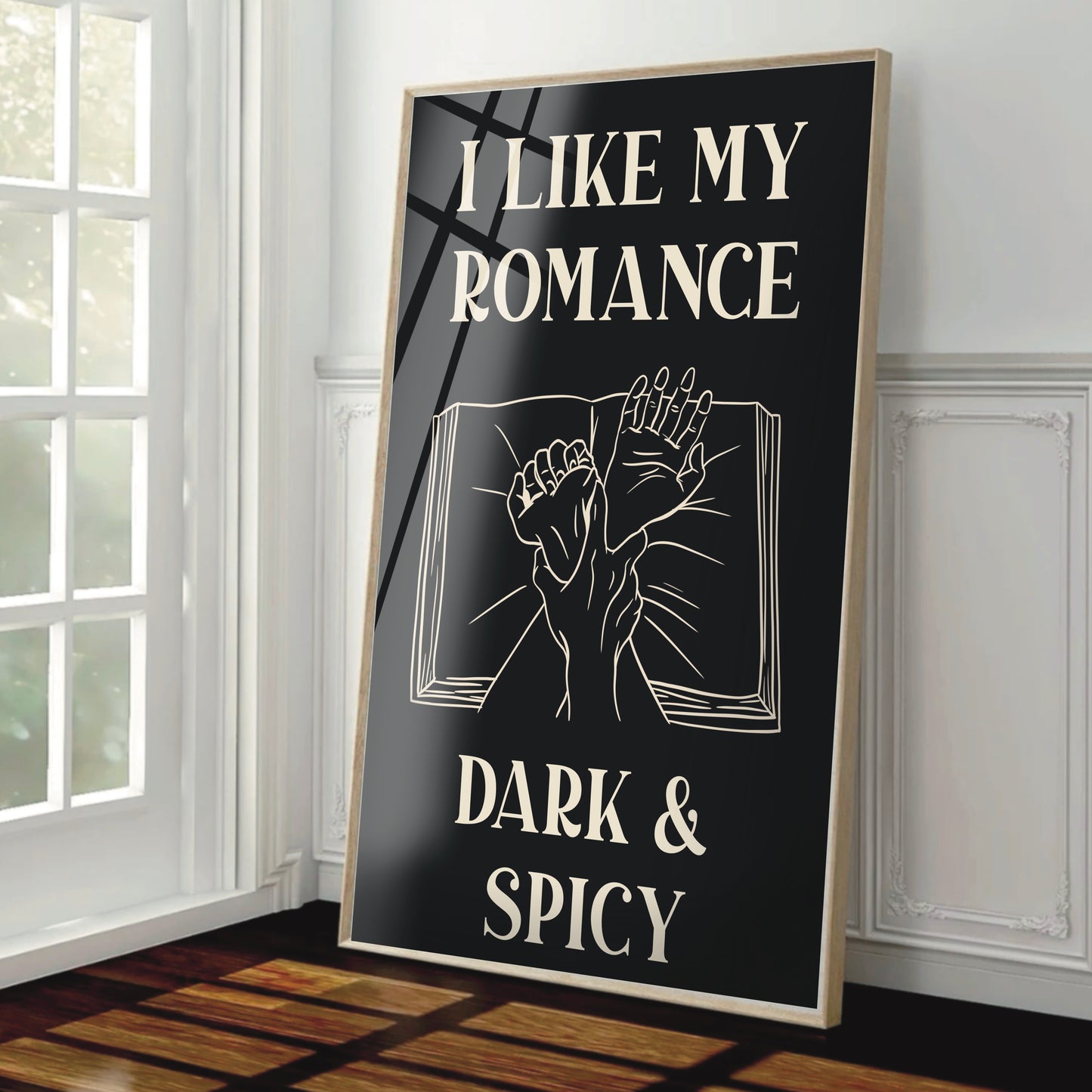 I Like My Romance Dark & Spicy Wall Print