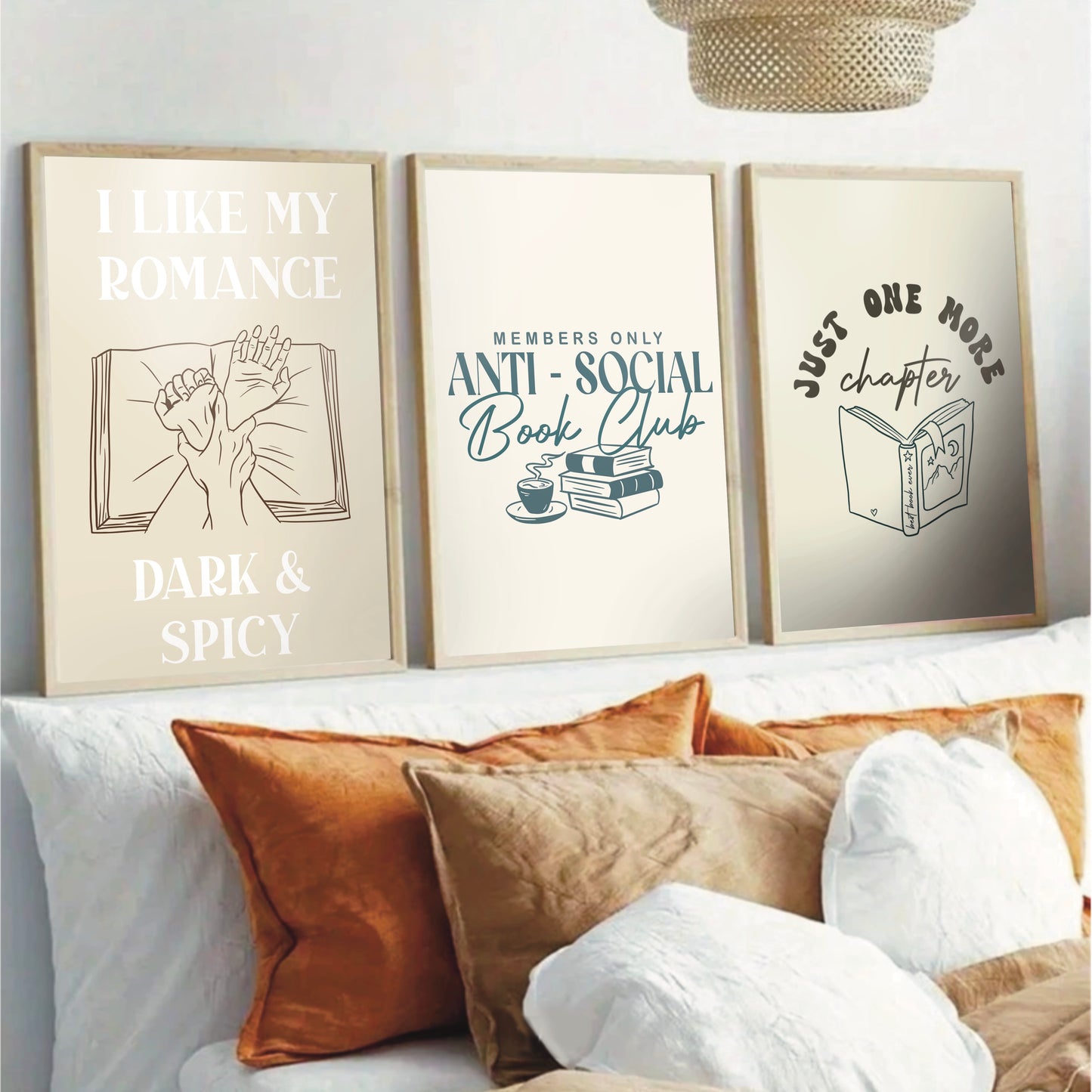 I Like My Romance Dark & Spicy Wall Print