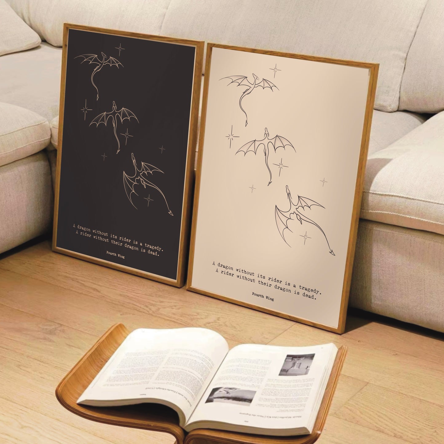 "Fourth Wing" Dragon Constellation Print