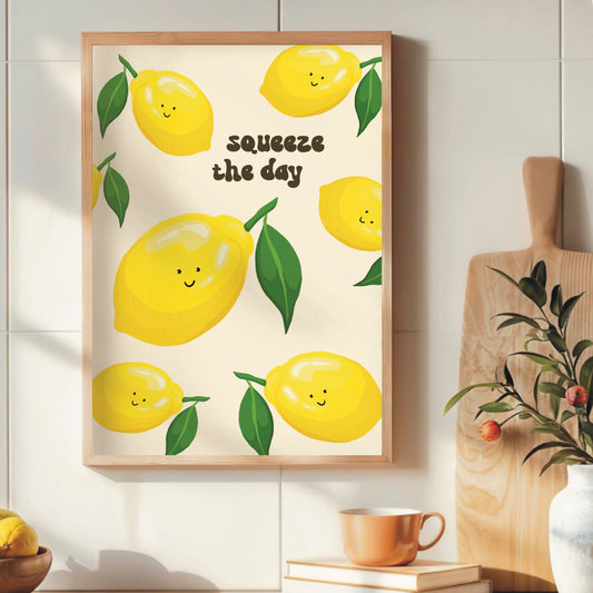 Squeeze The Day - Kitchen Wall Print