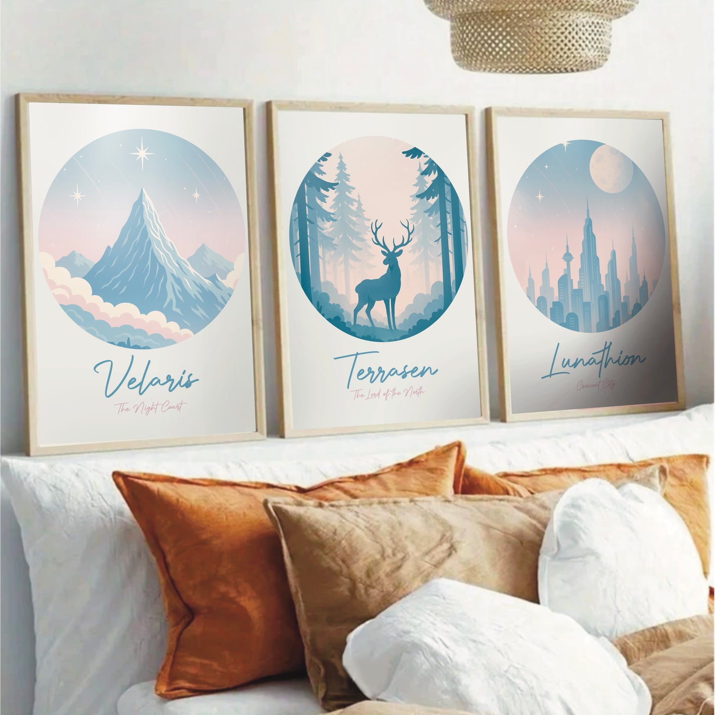 ACOTAR - Inspired Velaris Circle Print