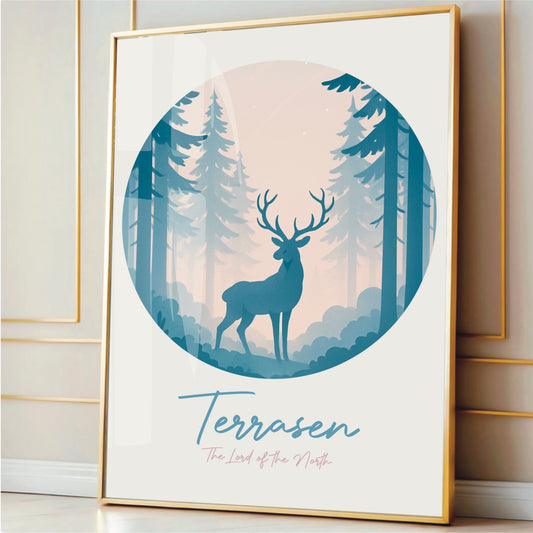 Throne of Glass - Terrasen Circle Print