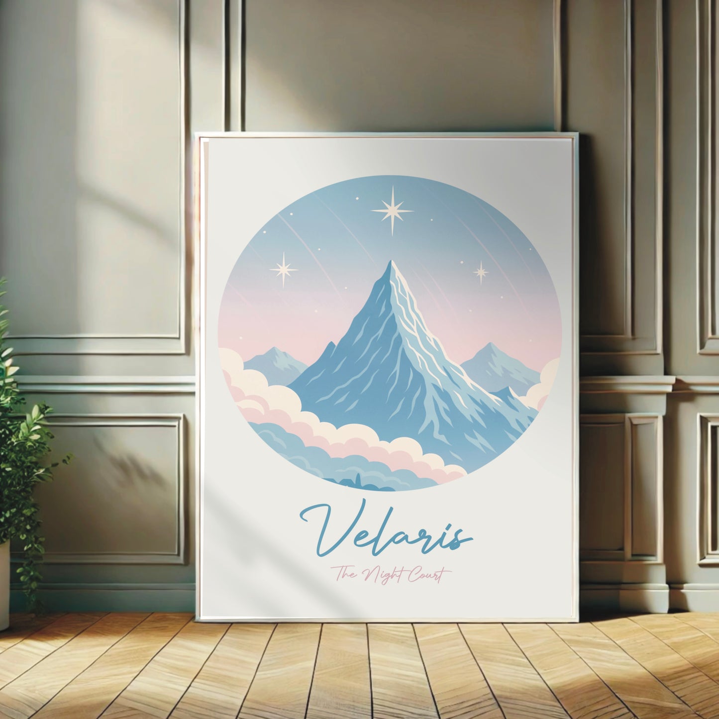 ACOTAR - Inspired Velaris Circle Print
