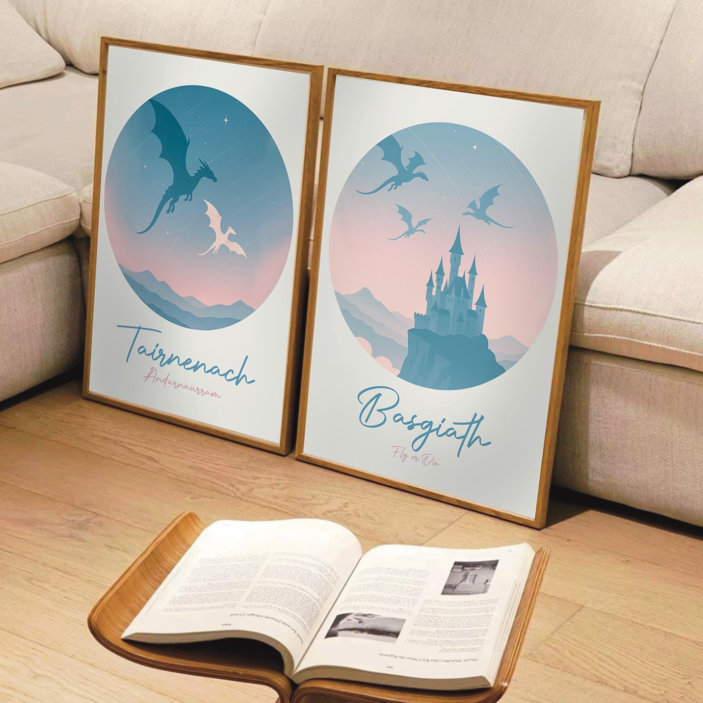 Fourth Wing Basgiath Circle Print