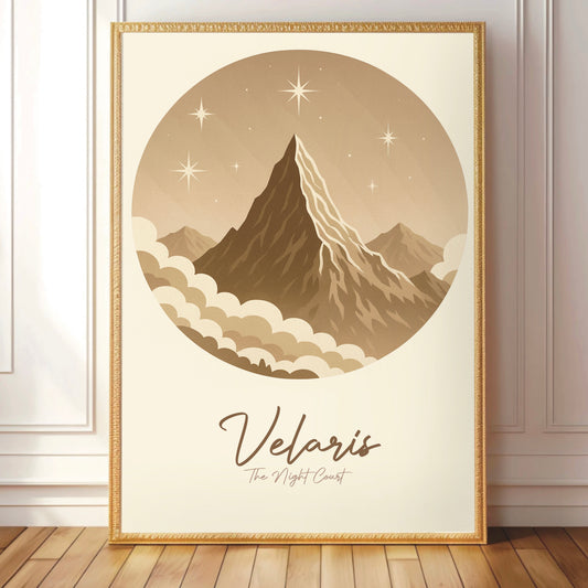 ACOTAR - Inspired Velaris Circle Print