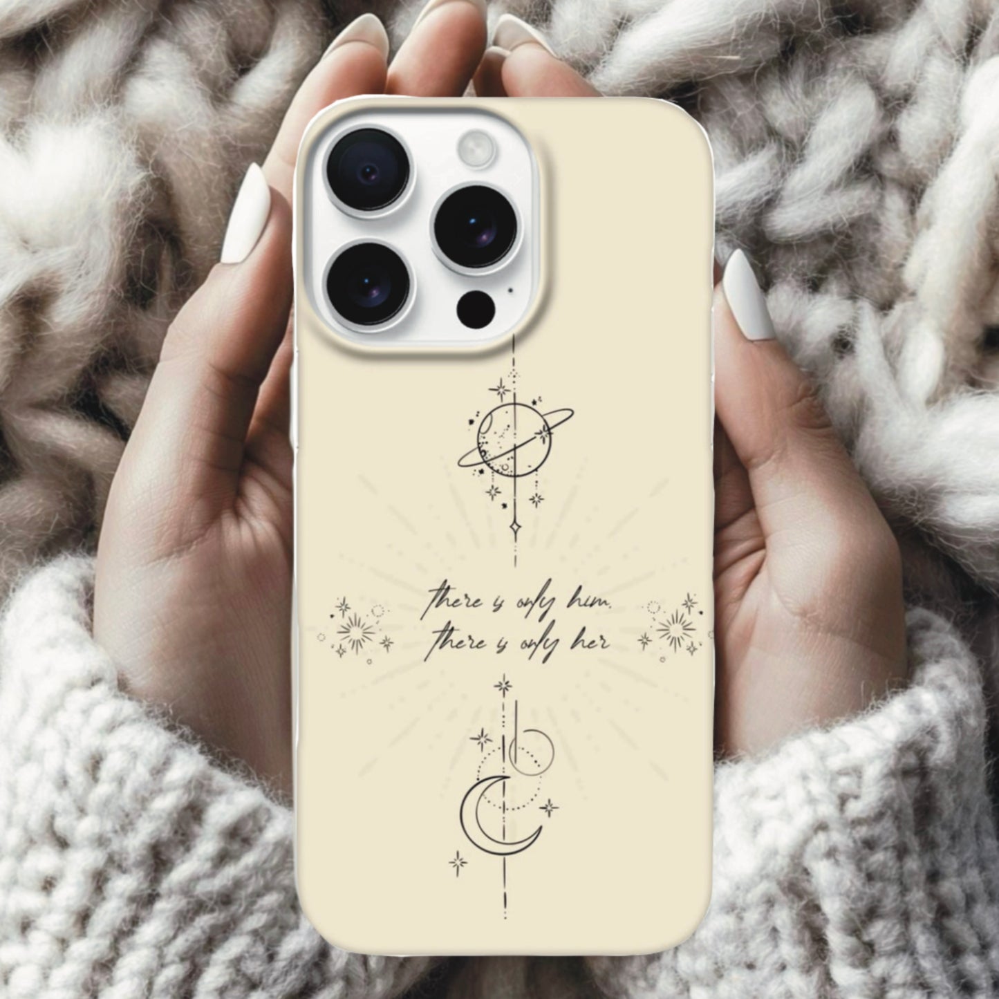Zodiac Academy Quote Phone Case – Darius & Tory 'There Is Only Him' Design