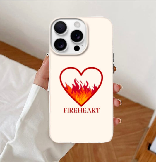 Fireheart Phone Case – Throne of Glass Inspired Design for Book Lovers