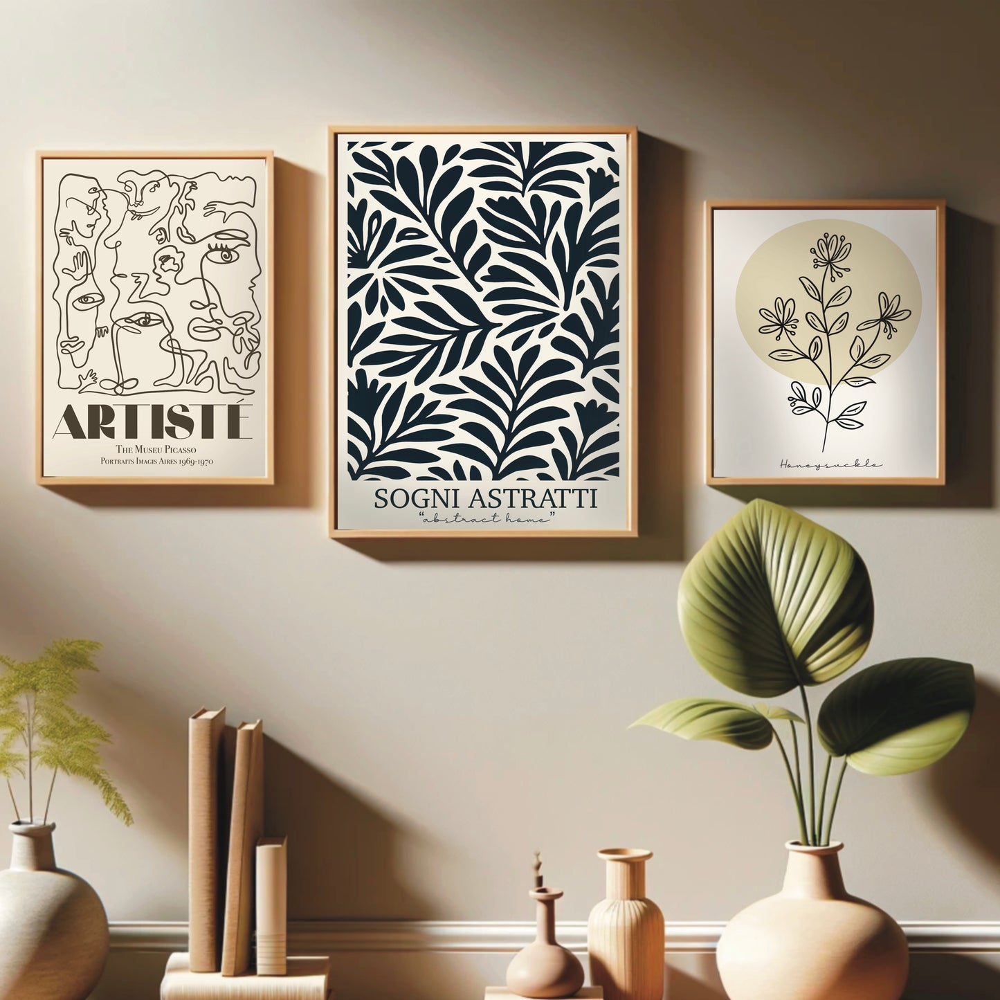Sogni Astratti – Abstract Botanical Art Print