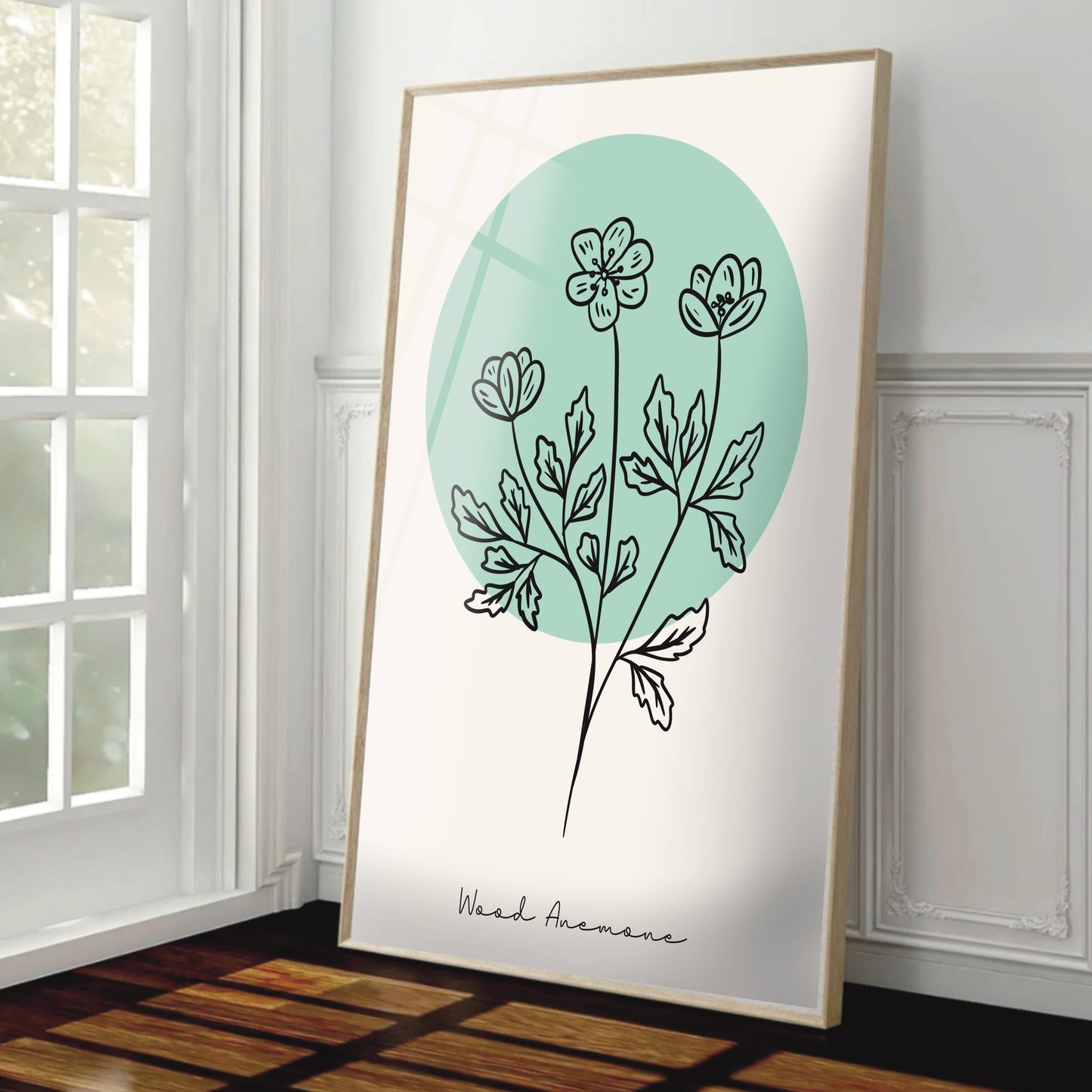 Floral Harmony – Set of 3 Minimal Line Art Prints