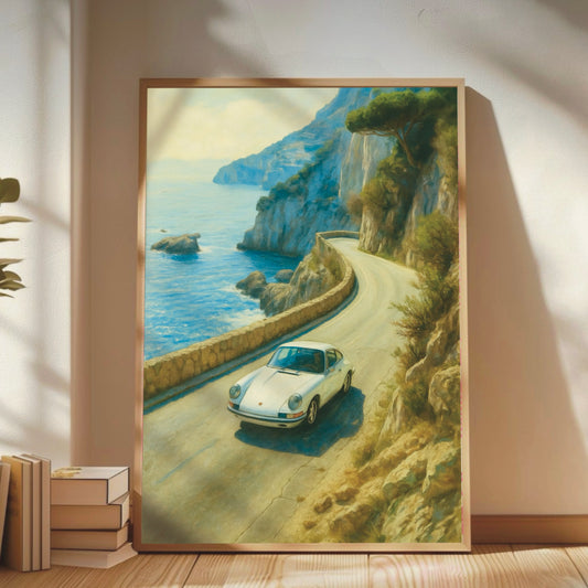 Italian Coastal Drive – Scenic Art Print
