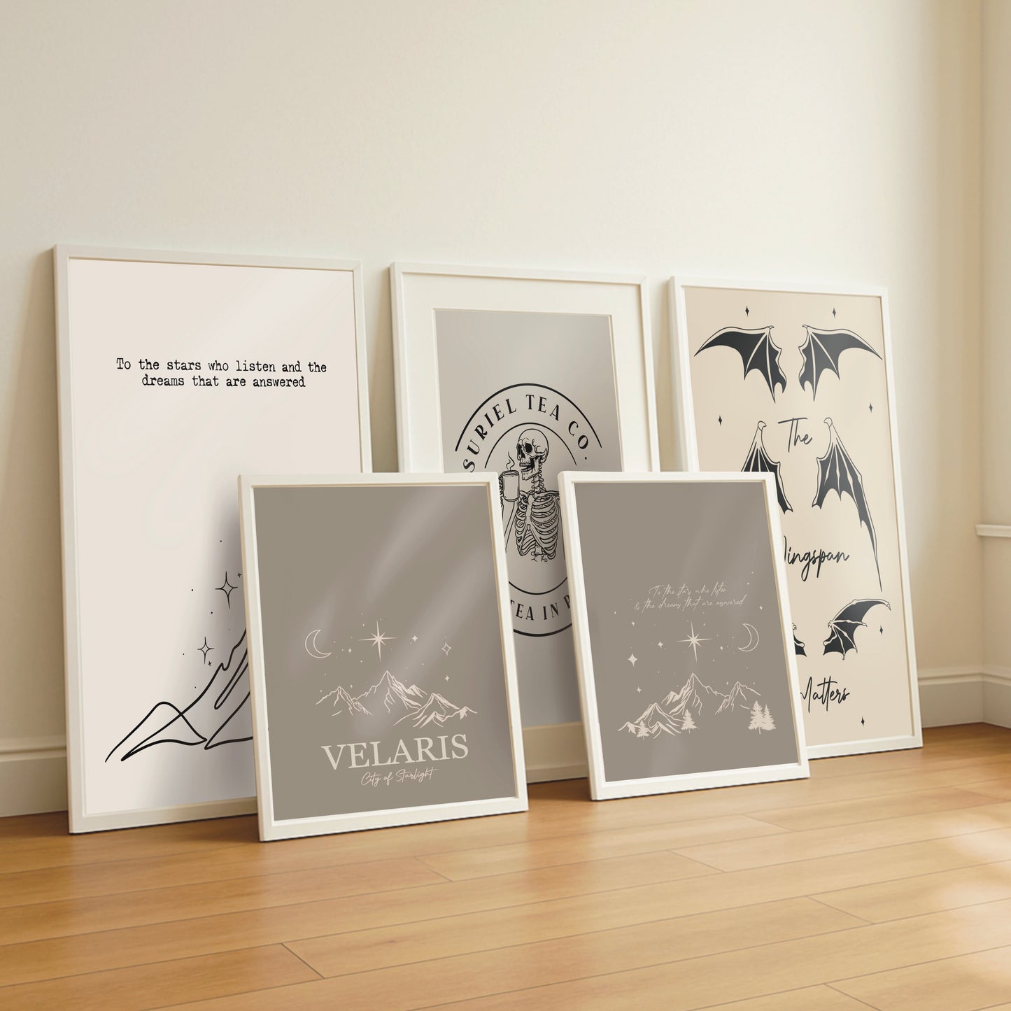 ACOTAR Velaris-inspired Wall Print