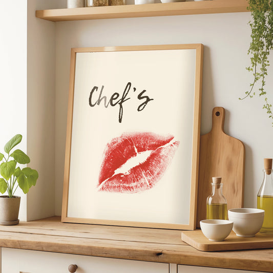Chef's Kiss - Wall Print