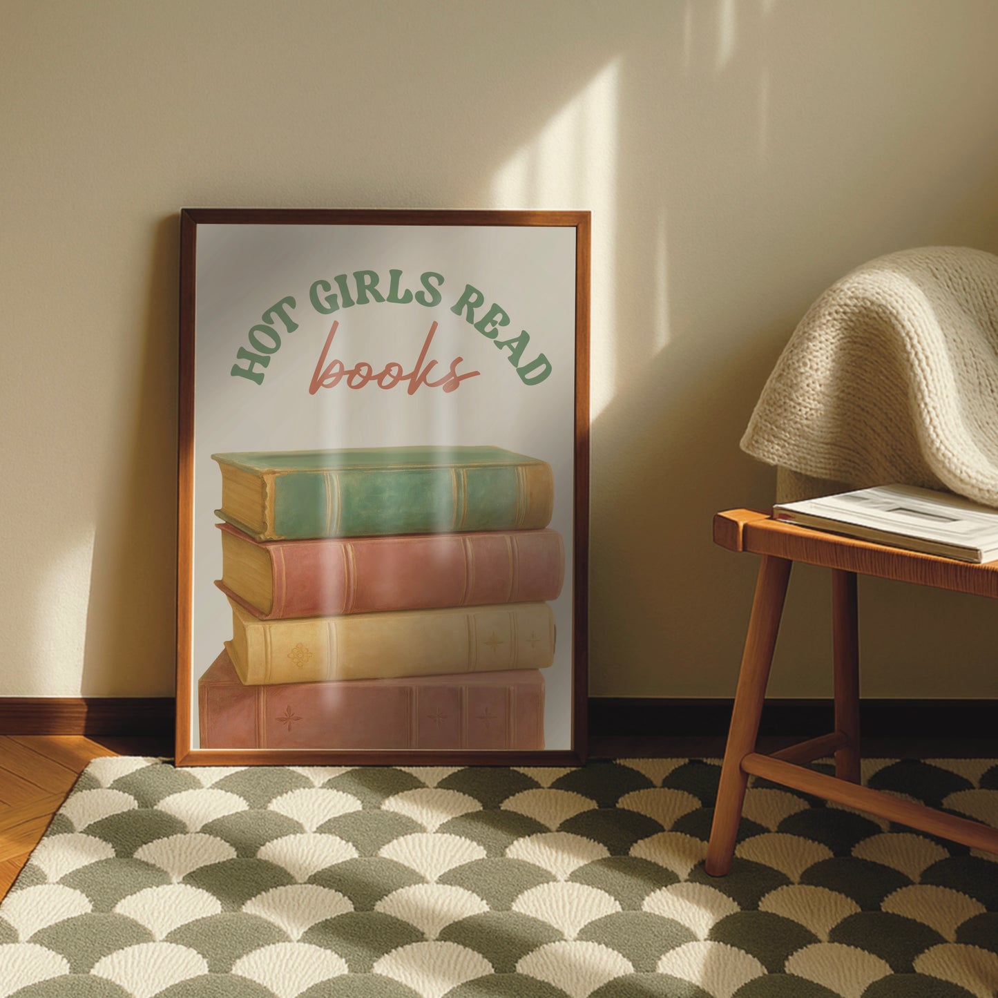 Hot Girls Read Books - Readers Wall Art