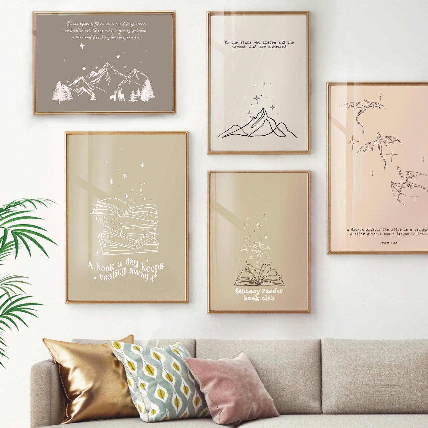 A Book A Day Keeps Reality Away - Book Lover Print