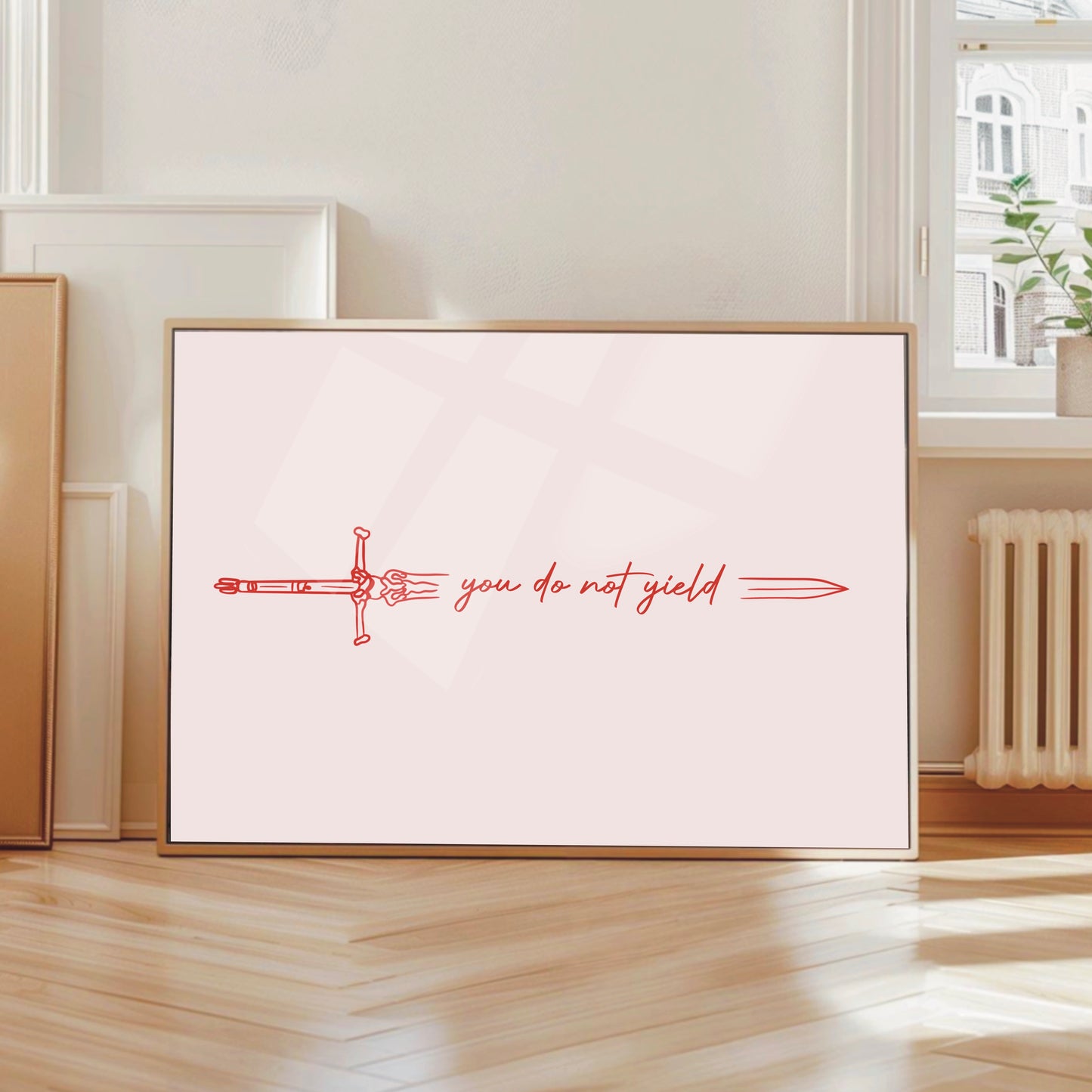 'You Do Not Yield' - Throne of Glass Iconic Quote Print