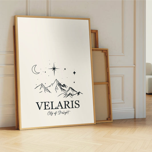 ACOTAR Velaris-inspired Wall Print
